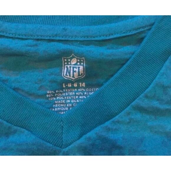 NFL Miami Dolphins Girl's LG Graphic T-shirt - Picture 4 of 4